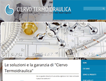 Tablet Screenshot of ciervotermoidraulica.com